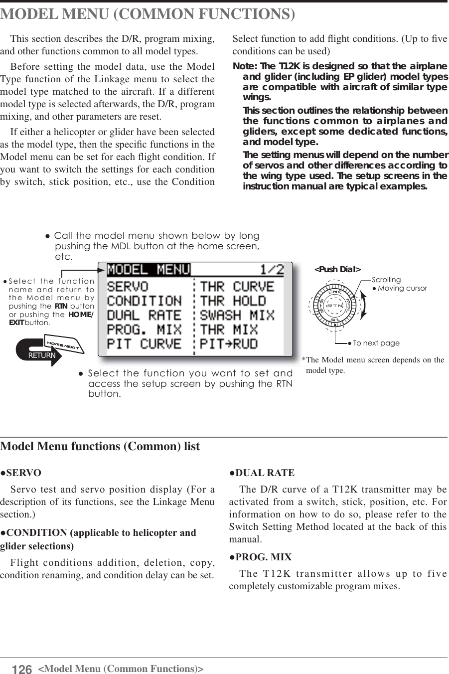 Page 126 of Futaba T12K-24G Radio Control User Manual 