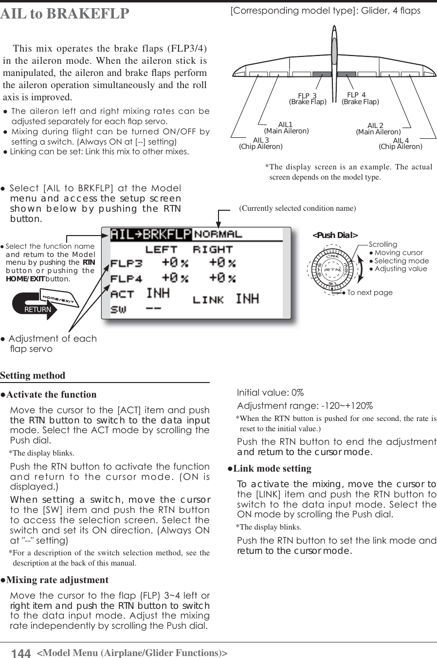 Page 144 of Futaba T12K-24G Radio Control User Manual 