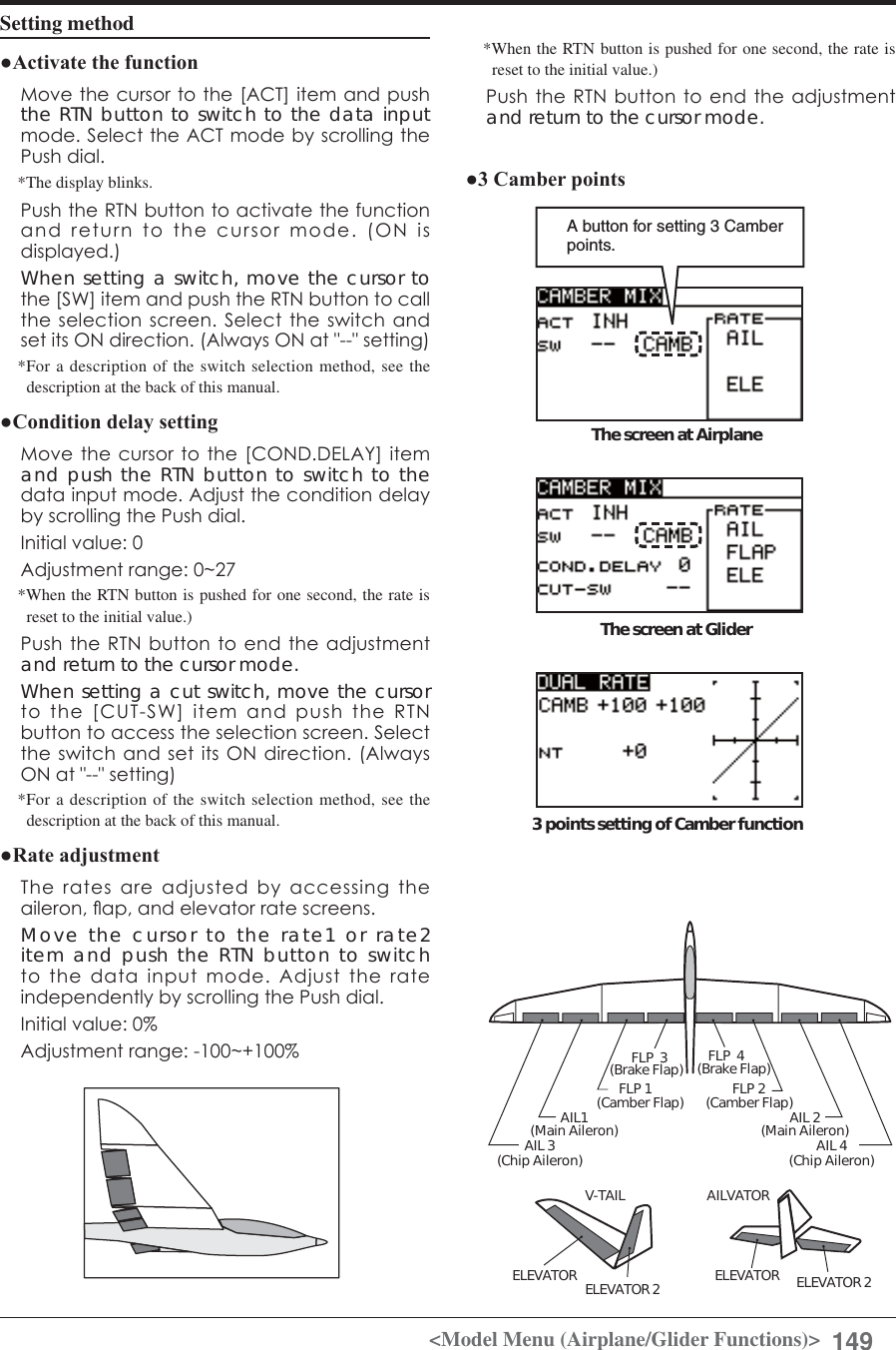 Page 149 of Futaba T12K-24G Radio Control User Manual 