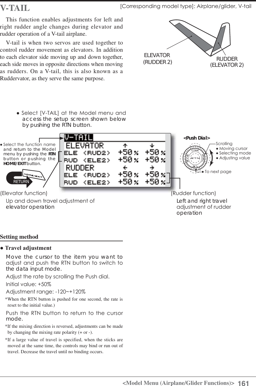 Page 161 of Futaba T12K-24G Radio Control User Manual 