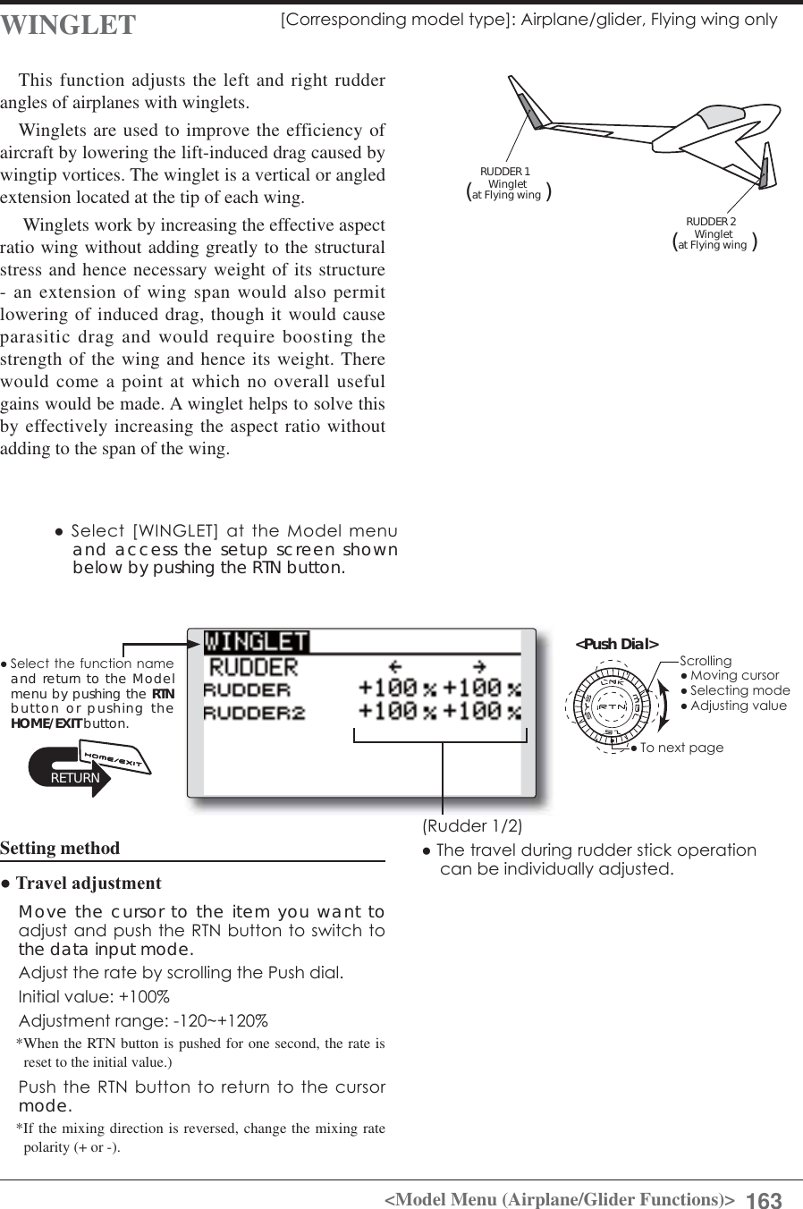 Page 163 of Futaba T12K-24G Radio Control User Manual 