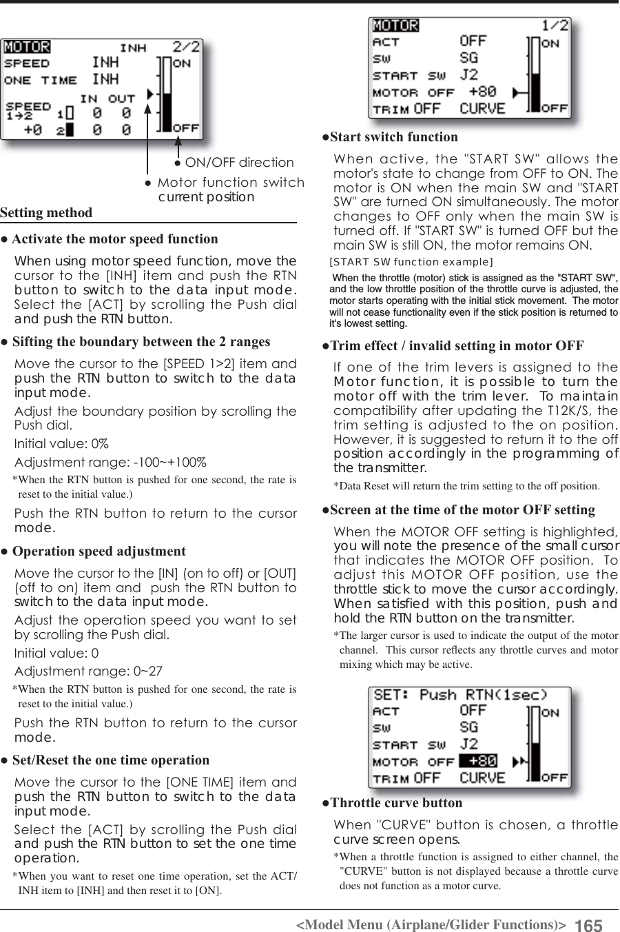 Page 165 of Futaba T12K-24G Radio Control User Manual 