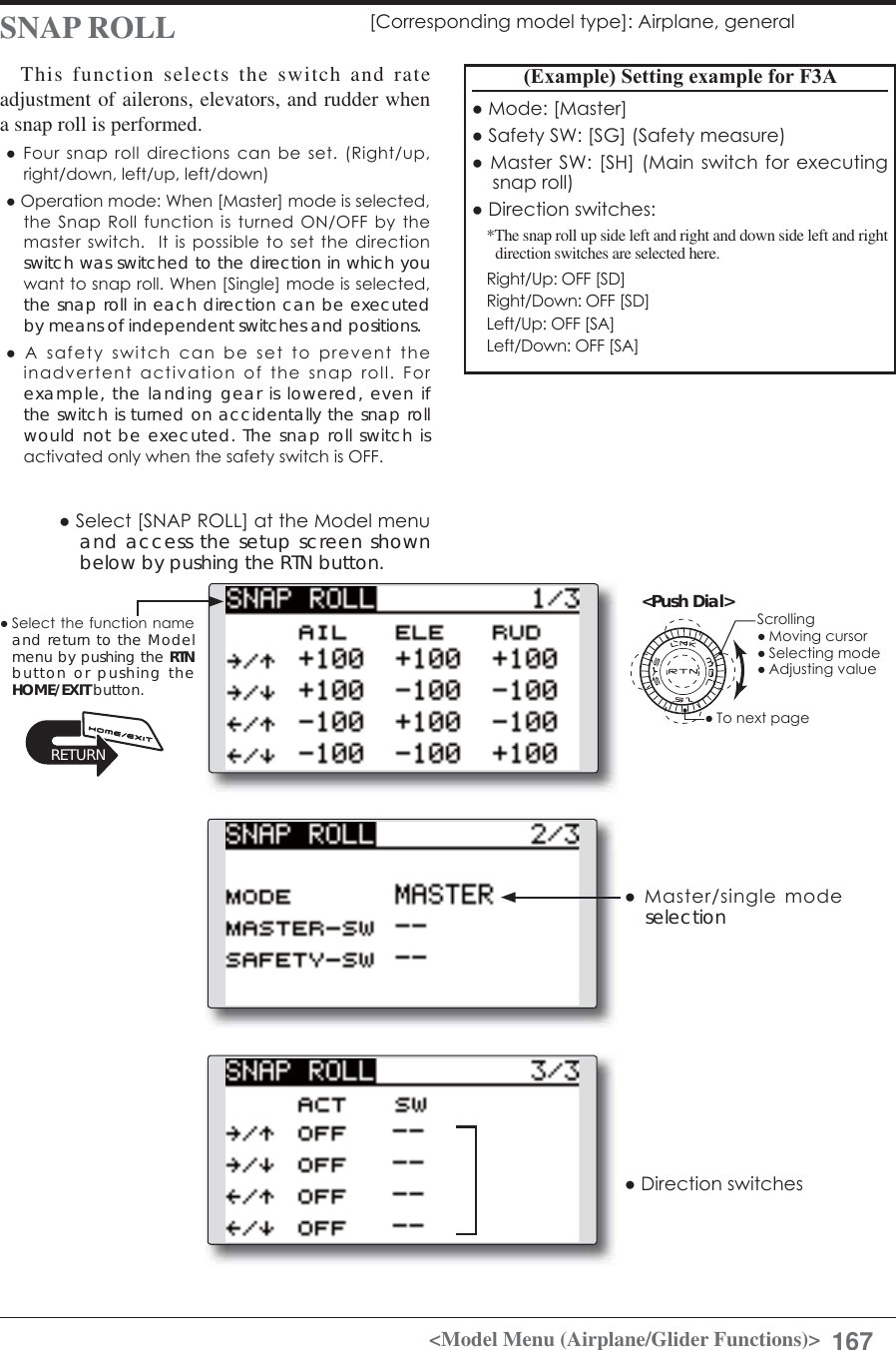 Page 167 of Futaba T12K-24G Radio Control User Manual 