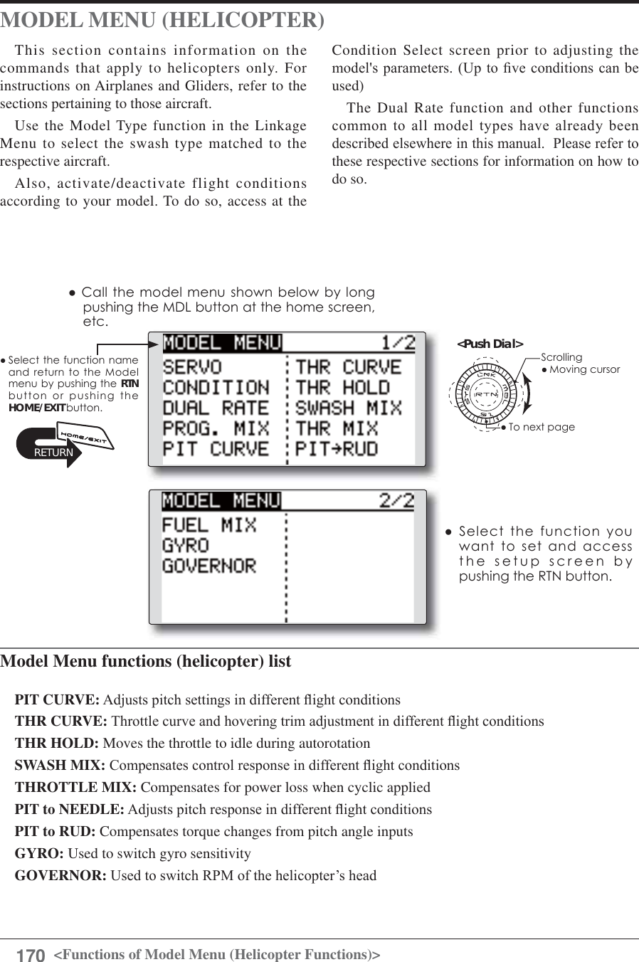 Page 170 of Futaba T12K-24G Radio Control User Manual 
