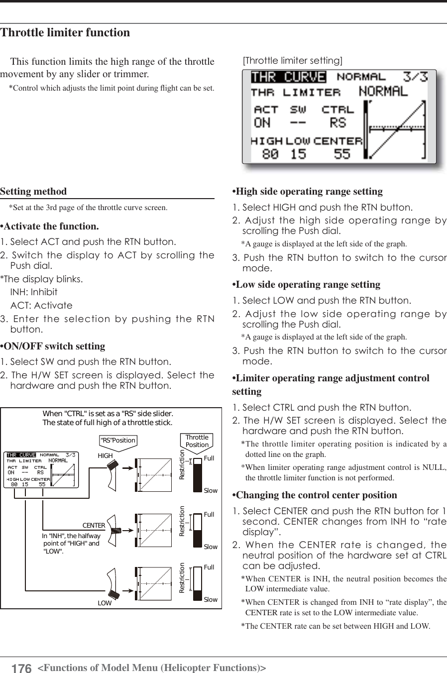 Page 176 of Futaba T12K-24G Radio Control User Manual 