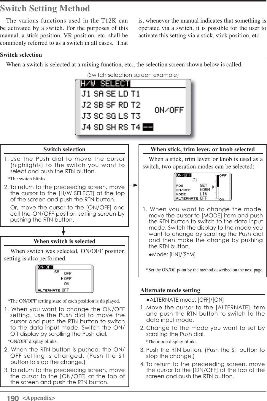 Page 190 of Futaba T12K-24G Radio Control User Manual 