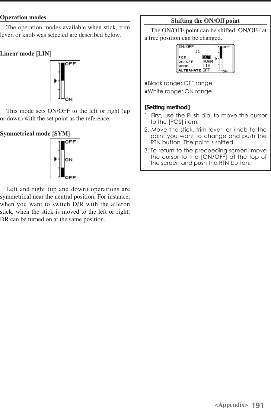 Page 191 of Futaba T12K-24G Radio Control User Manual 
