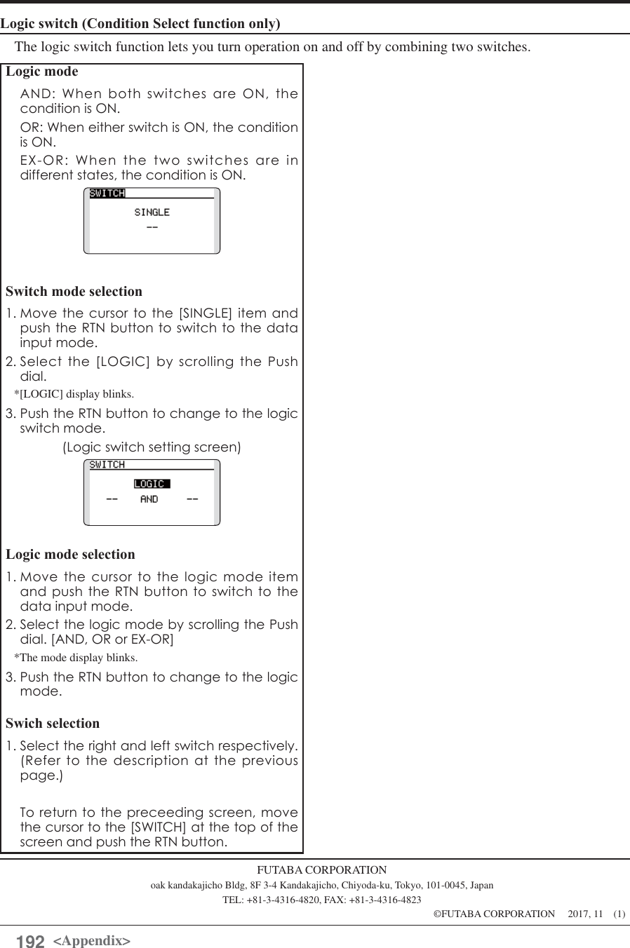 Page 192 of Futaba T12K-24G Radio Control User Manual 