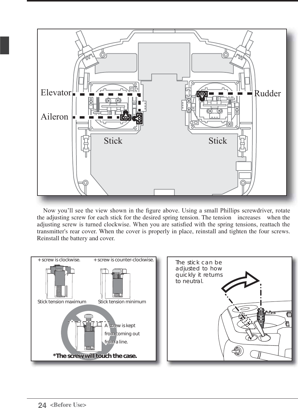 Page 24 of Futaba T12K-24G Radio Control User Manual 