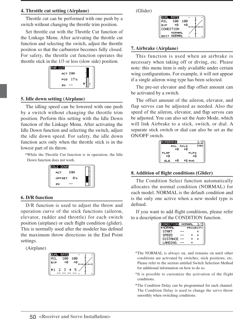 Page 50 of Futaba T12K-24G Radio Control User Manual 