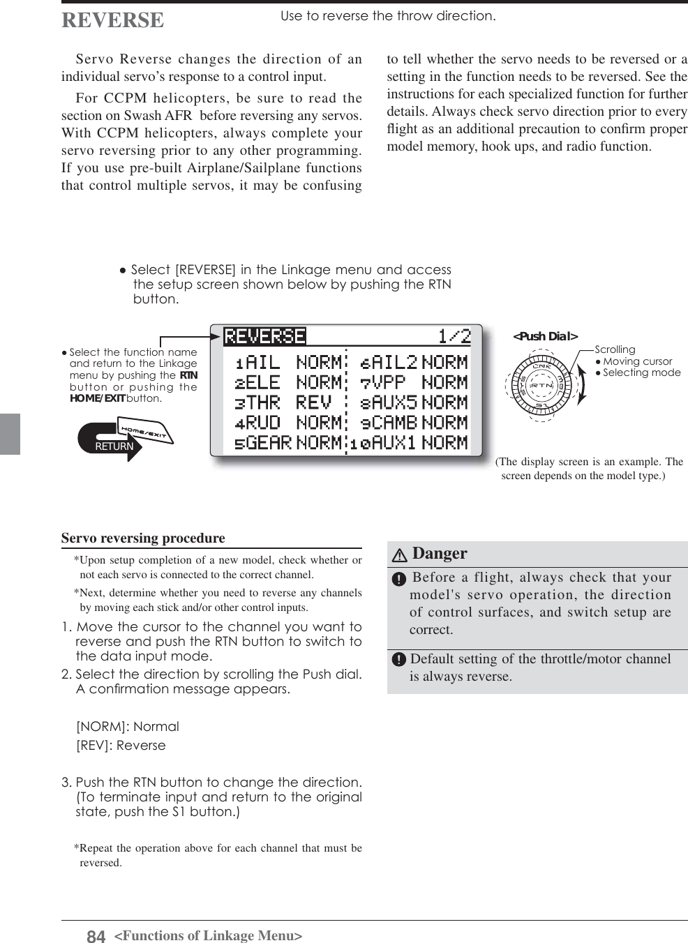 Page 84 of Futaba T12K-24G Radio Control User Manual 