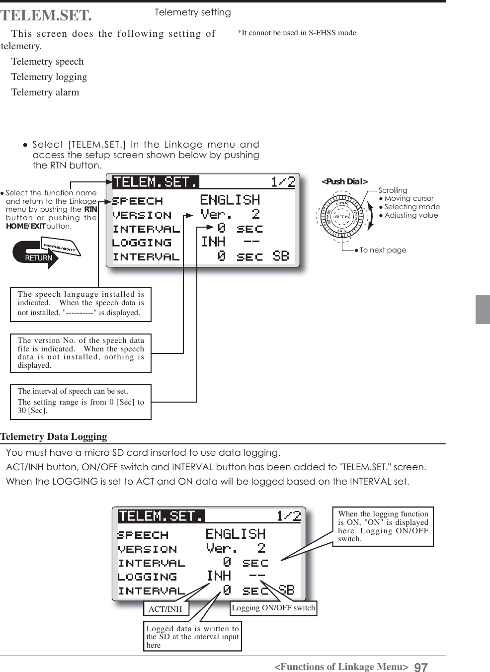 Page 97 of Futaba T12K-24G Radio Control User Manual 