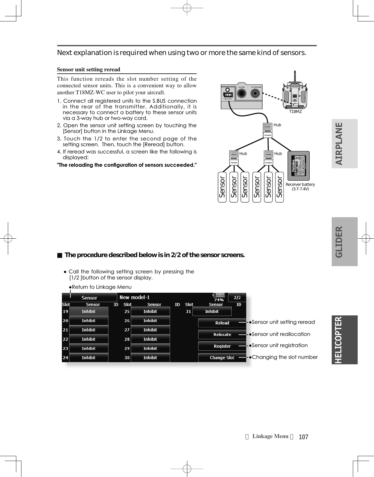Page 14 of Futaba T18MZWC-24G Radio Control User Manual 2