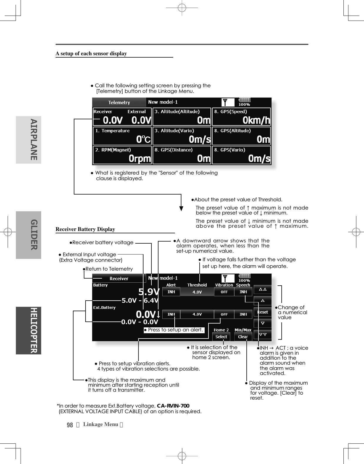 Page 5 of Futaba T18MZWC-24G Radio Control User Manual 2