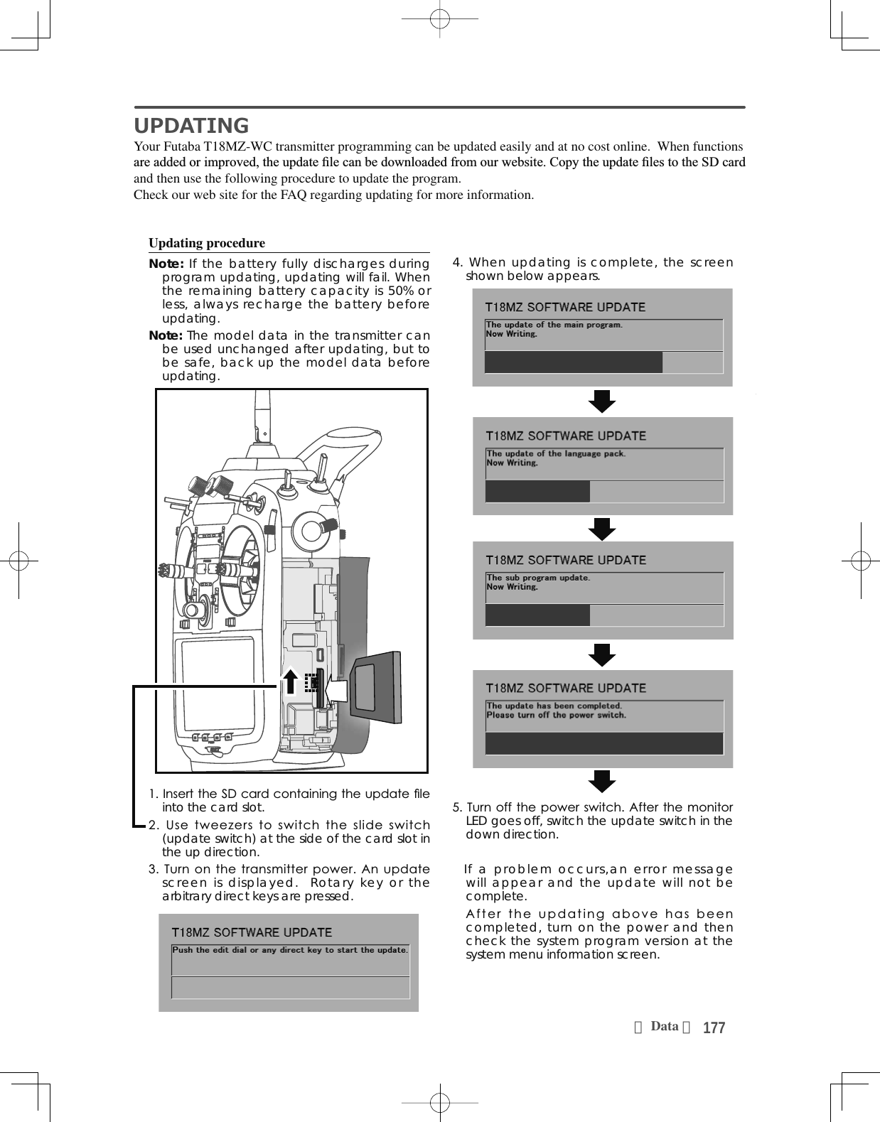 Page 84 of Futaba T18MZWC-24G Radio Control User Manual 2