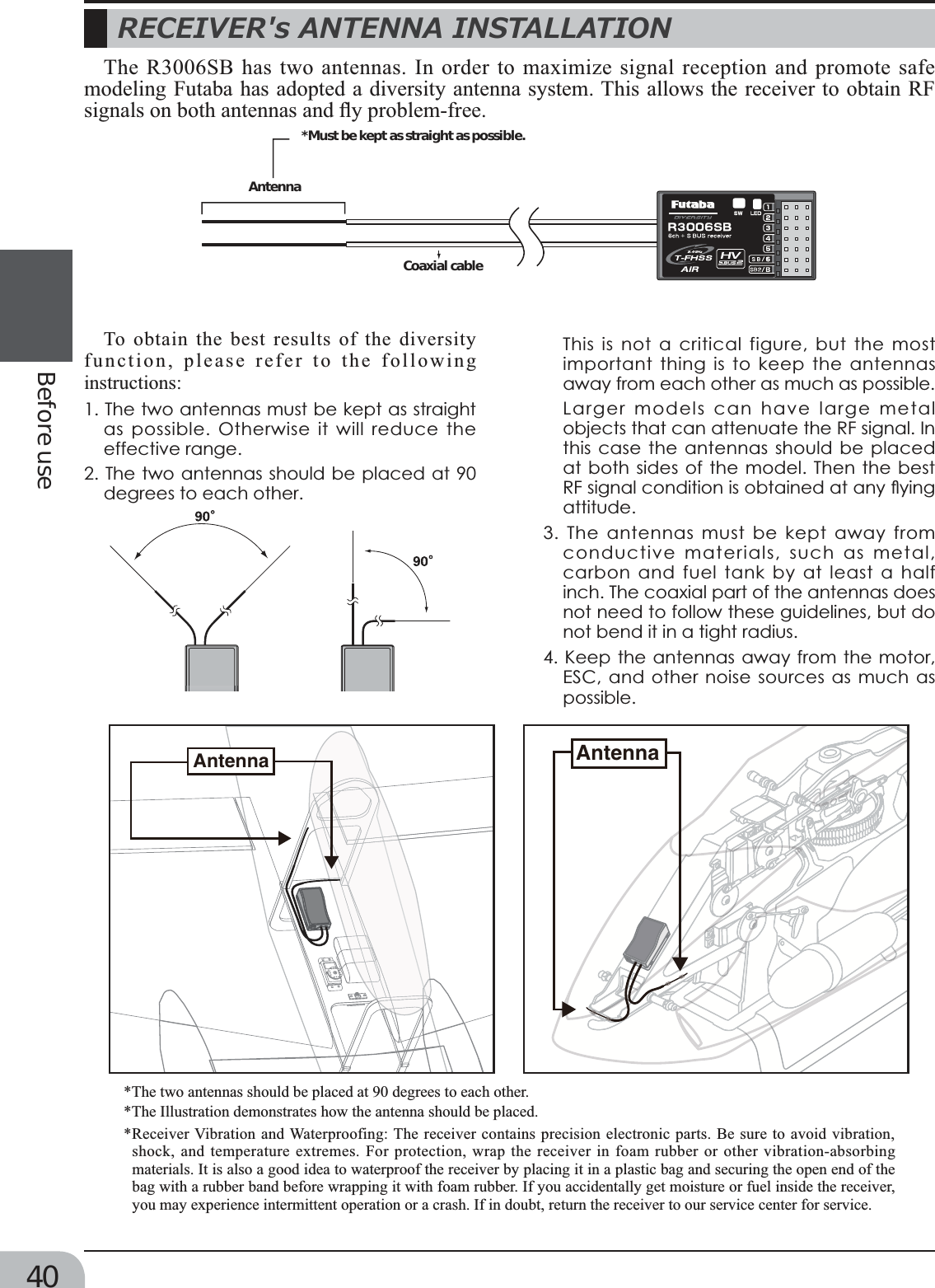 Page 40 of Futaba T6K-24G Radio Control User Manual MANUAL 6K E  0521