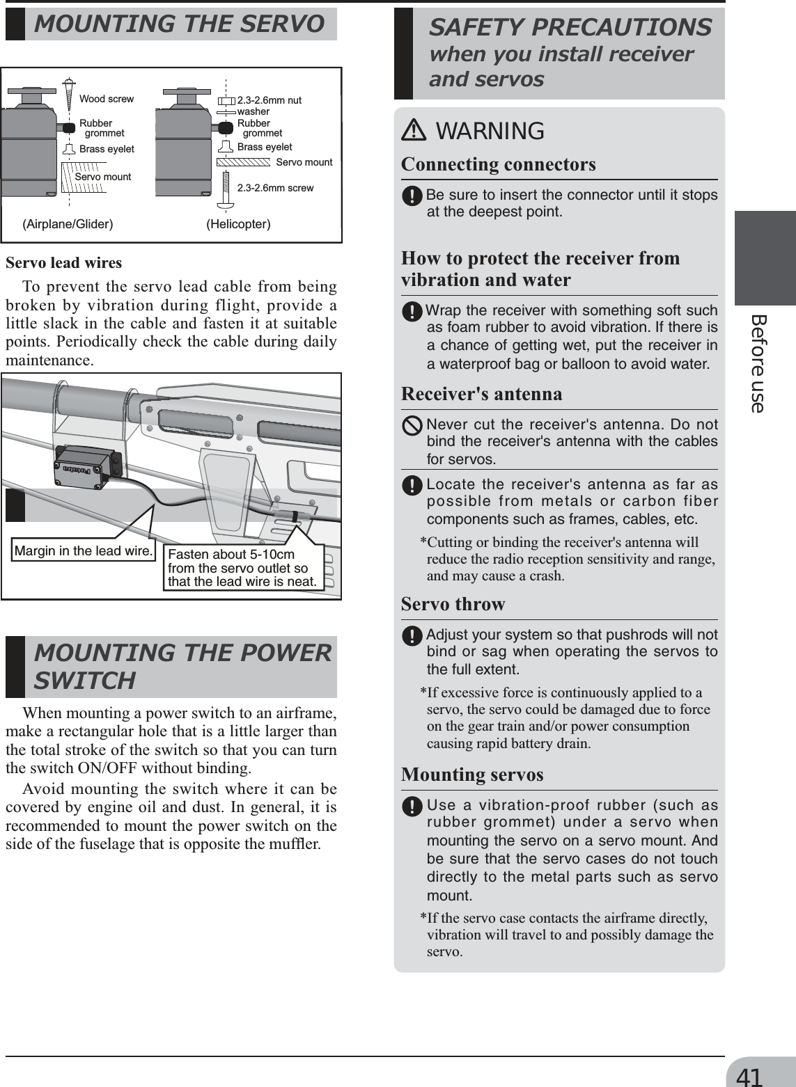 Page 41 of Futaba T6K-24G Radio Control User Manual MANUAL 6K E  0521