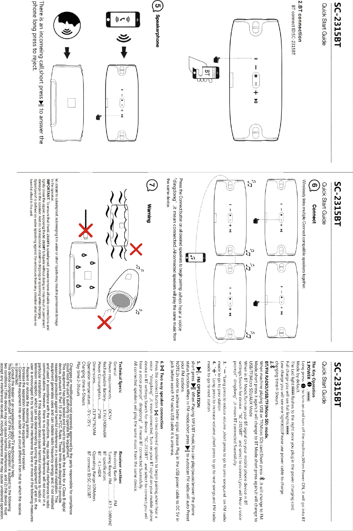 Changes or modifications not expressly approved by the party responsible for compliancecould void the user's authority to operate the equipment.This equipment has been tested and found to comply with the limits for a Class B digital device, pursuant to Part 15 of the FCC Rules. These limits are designed to provide reasonable protection against harmful interference in a residential installation. This equipment generates uses and can radiate radio frequency energy and, if not installed and used in accordance with the instructions, may cause harmful interference to radio communications. However, there is no guarantee that interference will not occur in a particular installation. If this equipment does cause harmful interference to radio or television reception, which can be determined by turning the equipment off and on, the user is encouraged to try to correct the interference by one or more of the following measures:-- Reorient or relocate the receiving antenna.-- Increase the separation between the equipment and receiver.-- Connect the equipment into an outlet on a circuit different from that to which the receiveis connected.-- Consult the dealer or an experienced radio/TV technician for helpThis device complies with part 15 of the FCC rules. Operation is subject to the following two conditions (1)this device may not cause harmful interference, and (2) this device must accept any interference received, including interference that may cause undesired operation.