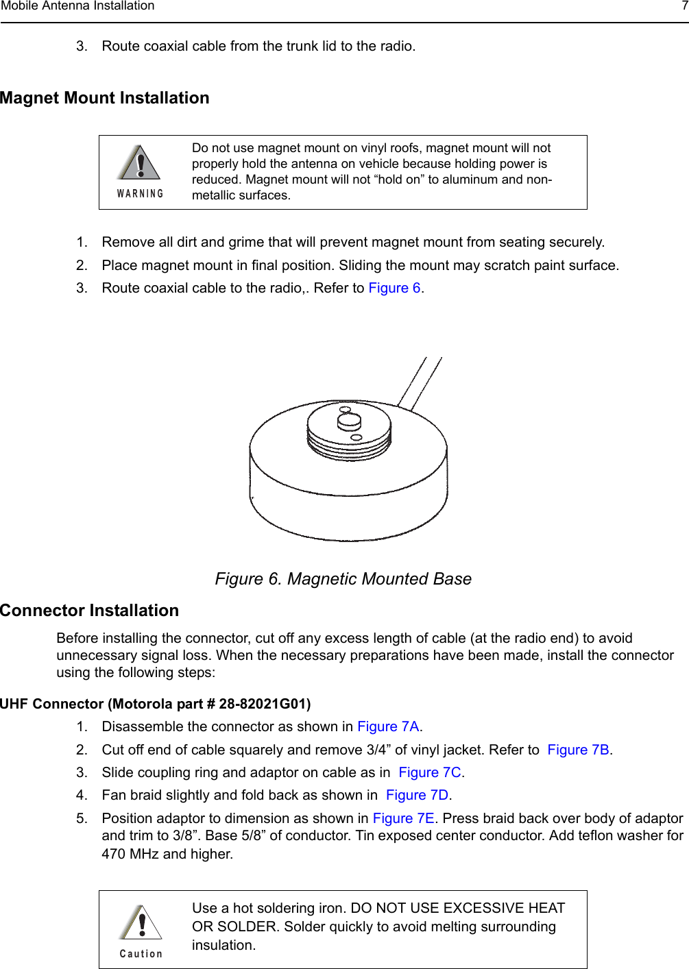 Page 9 of Futurecom Systems Group ULC DVRS700 MOBEXCOM DVR Vehicular Repeater User Manual Trimmable Antenna