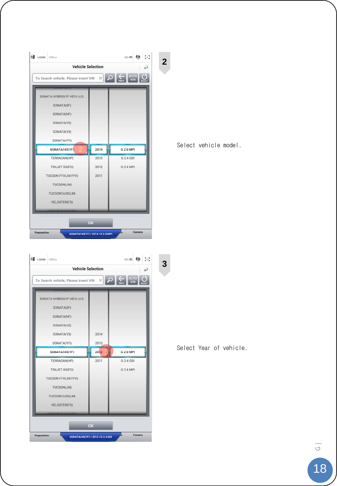  18G |    Select vehicle model.  Select Year of vehicle.  3223