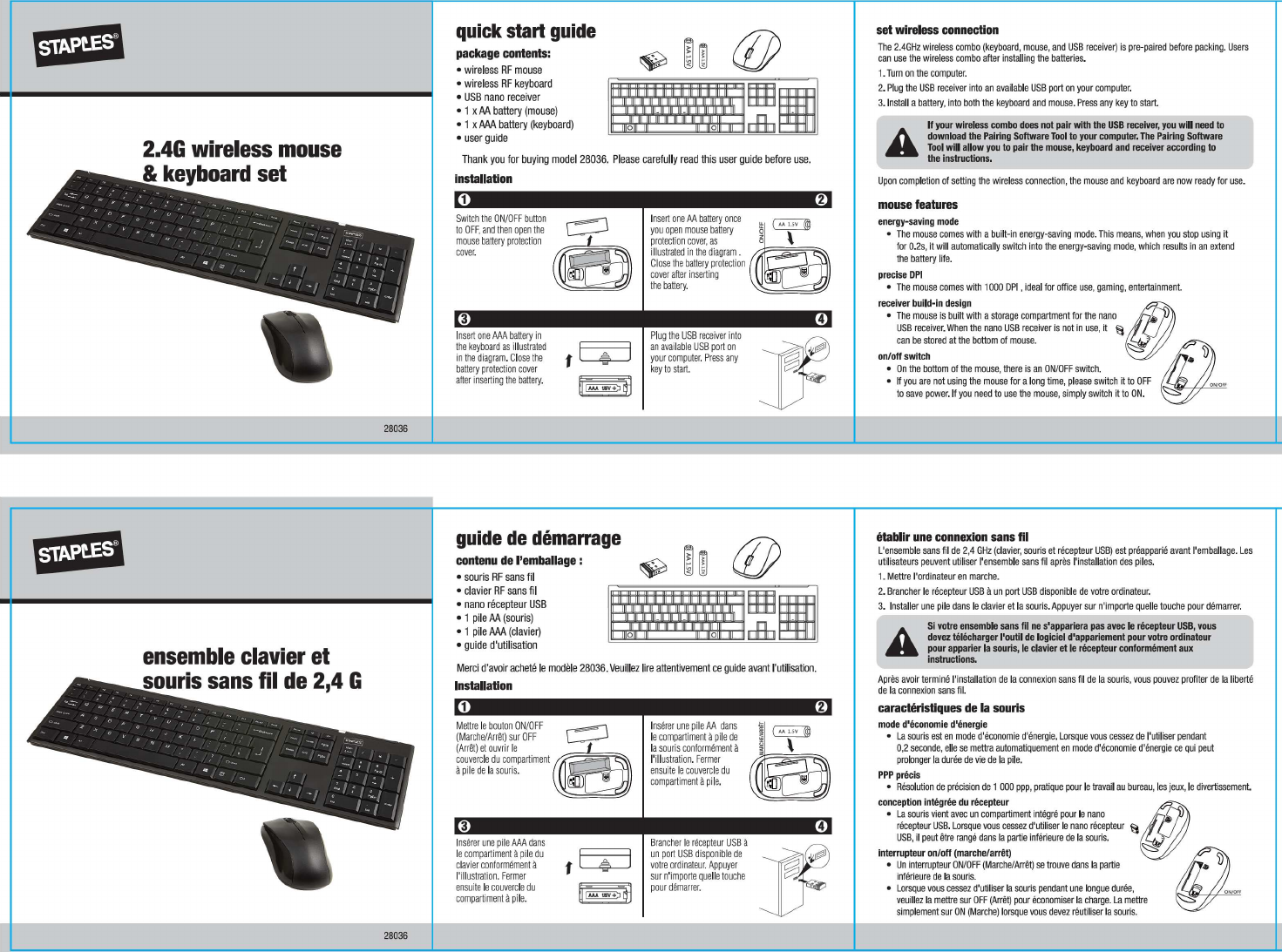 G Tech Technology GK381 2.4GHz Wirteless Keyboard User Manual