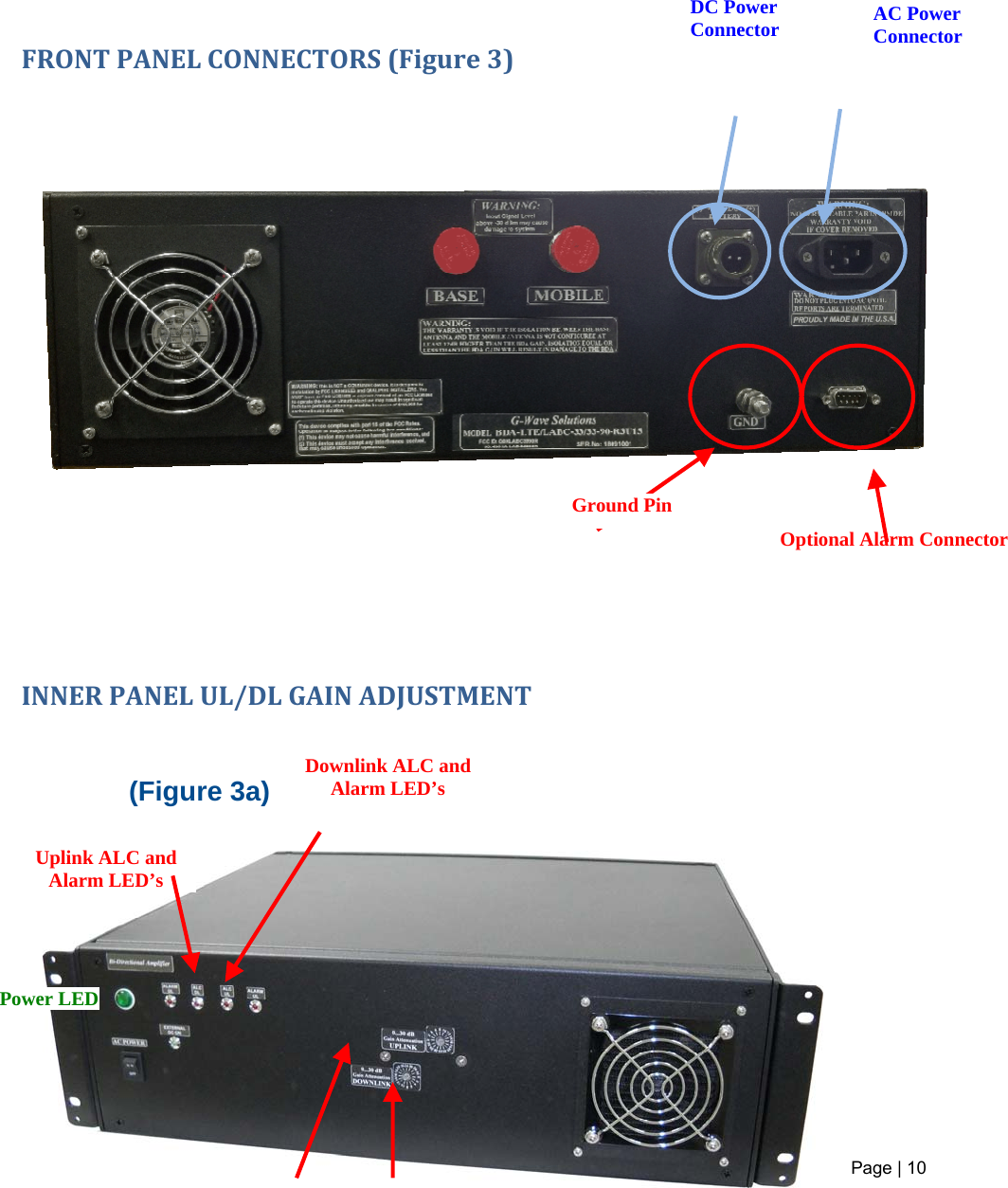 Page 10 of G Way Solutions LABC3390R Bi-Directional Amplifier User Manual 