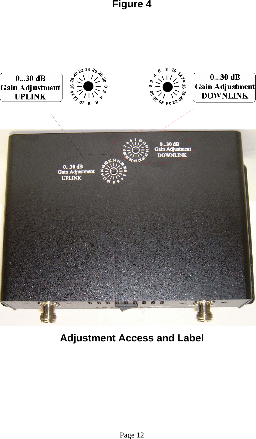  Figure 4                                                                Adjustment Access and Label           Page 12 001621413641210820222426280301664212101418202226288