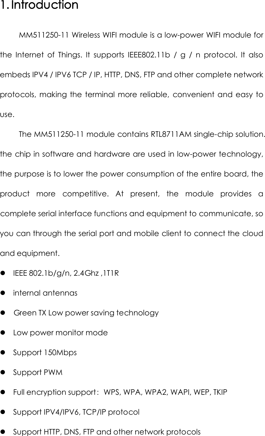 Page 3 of GD Midea Air conditioning Equipment MDWF01 WLAN Module User Manual 