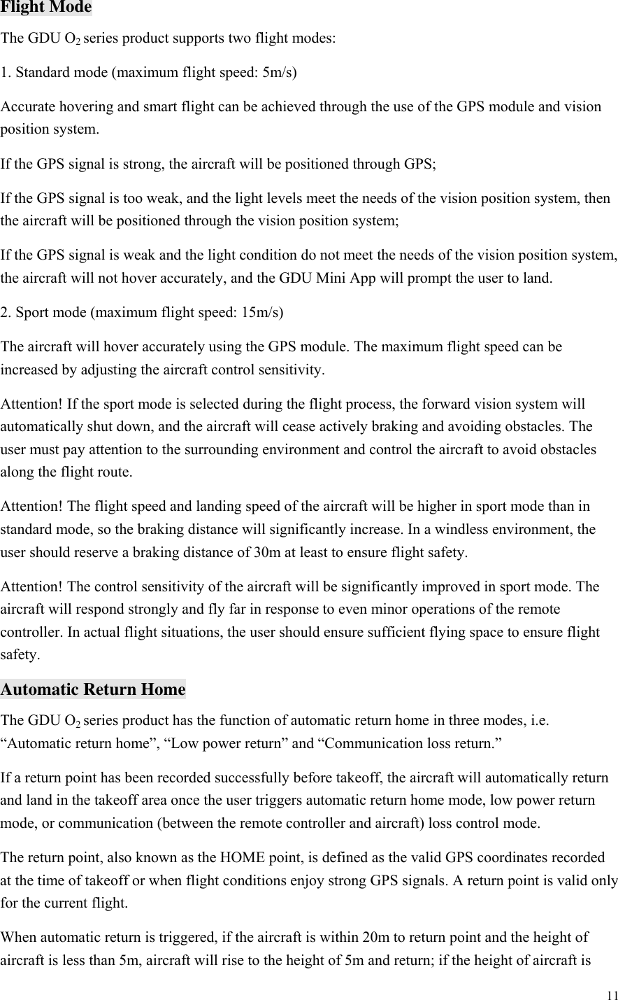 Page 11 of GDU Tech PD-RC03-WF GDU Remote Controller User Manual 5   ok