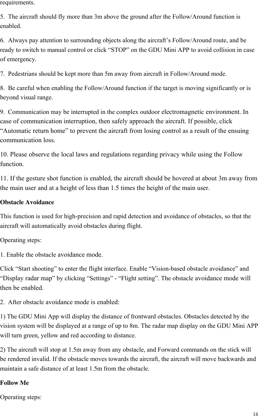 Page 16 of GDU Tech PD-RC03-WF GDU Remote Controller User Manual 5   ok