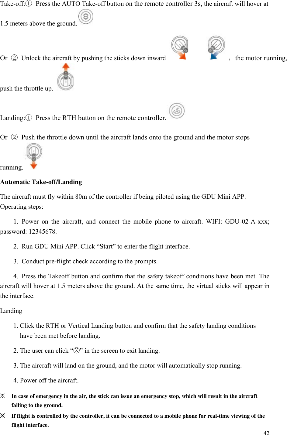 Page 42 of GDU Tech PD-RC03-WF GDU Remote Controller User Manual 5   ok