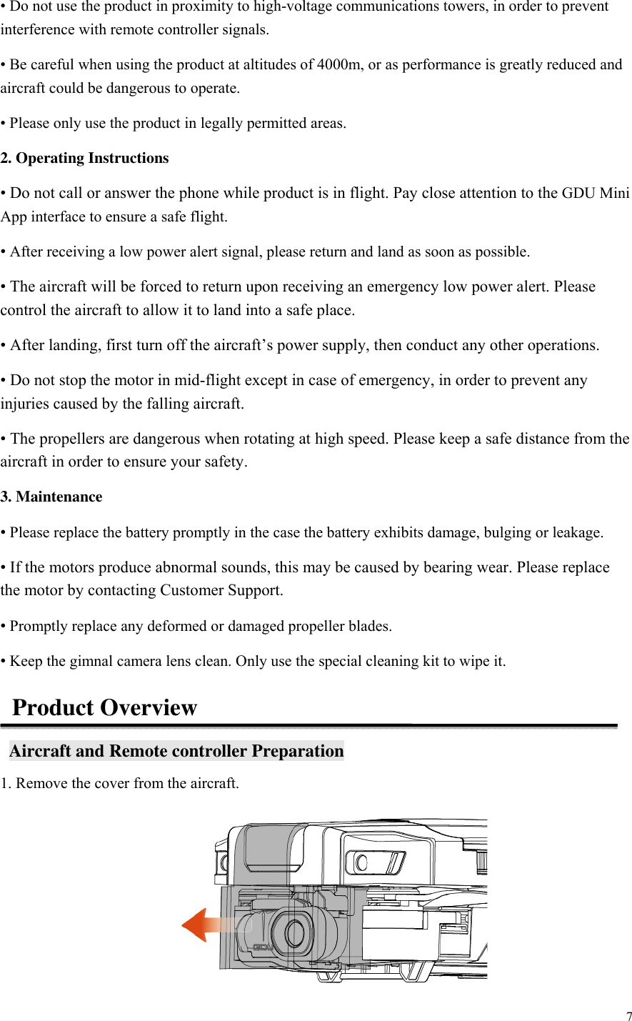 Page 7 of GDU Tech PD-RC03-WF GDU Remote Controller User Manual 5   ok