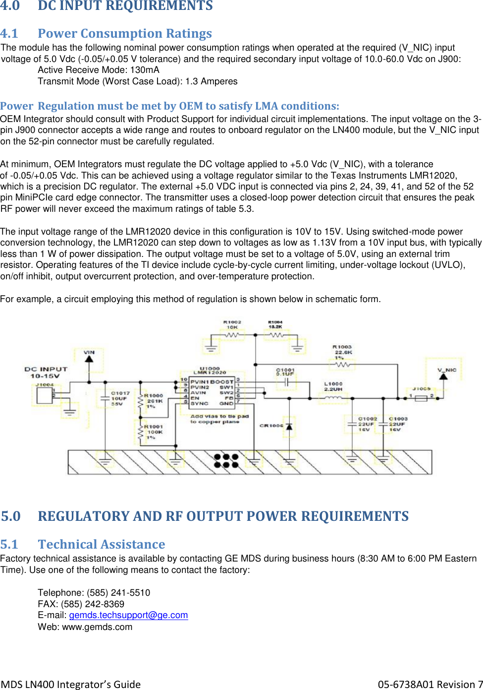 Page 4 of GE MDS DS-LN400 Industrial Radio Module User Manual 