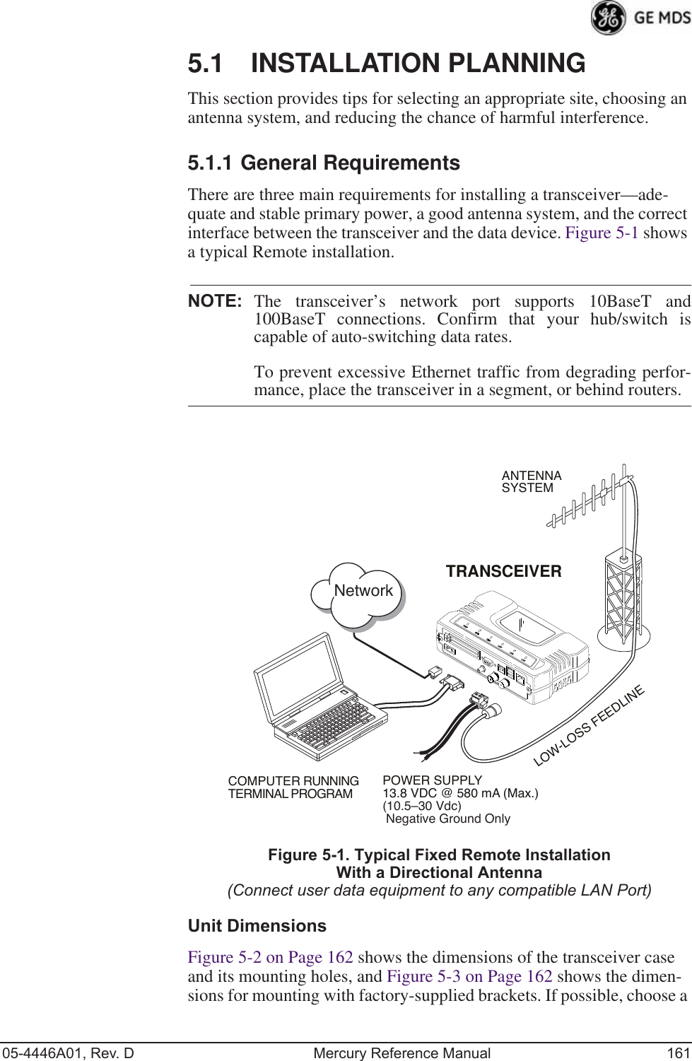 GE MDS DS-MERCURY900 Mercury 900 Wireless Transceiver User Manual