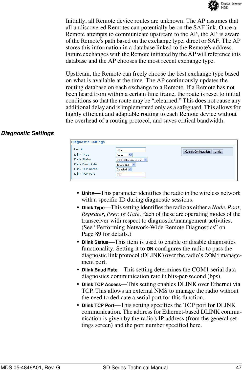 Page 55 of GE MDS DS-SD9-1 Wireless Data Transceiver User Manual 4846G SD Ref Pkt Trans Body