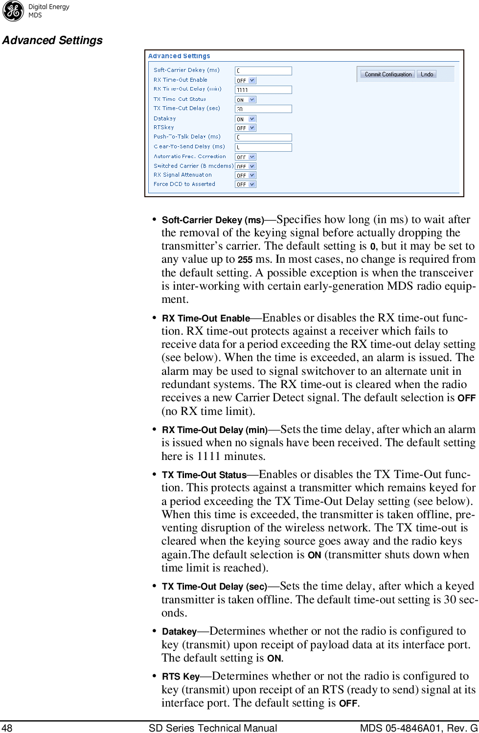 Page 56 of GE MDS DS-SD9-1 Wireless Data Transceiver User Manual 4846G SD Ref Pkt Trans Body