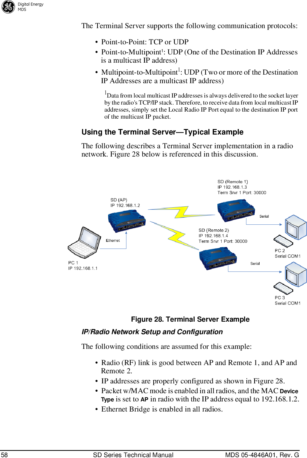 Page 66 of GE MDS DS-SD9-1 Wireless Data Transceiver User Manual 4846G SD Ref Pkt Trans Body