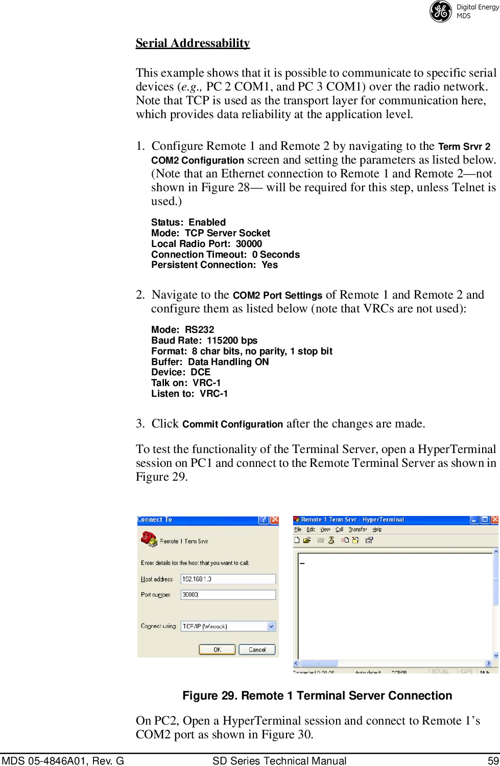 Page 67 of GE MDS DS-SD9-1 Wireless Data Transceiver User Manual 4846G SD Ref Pkt Trans Body