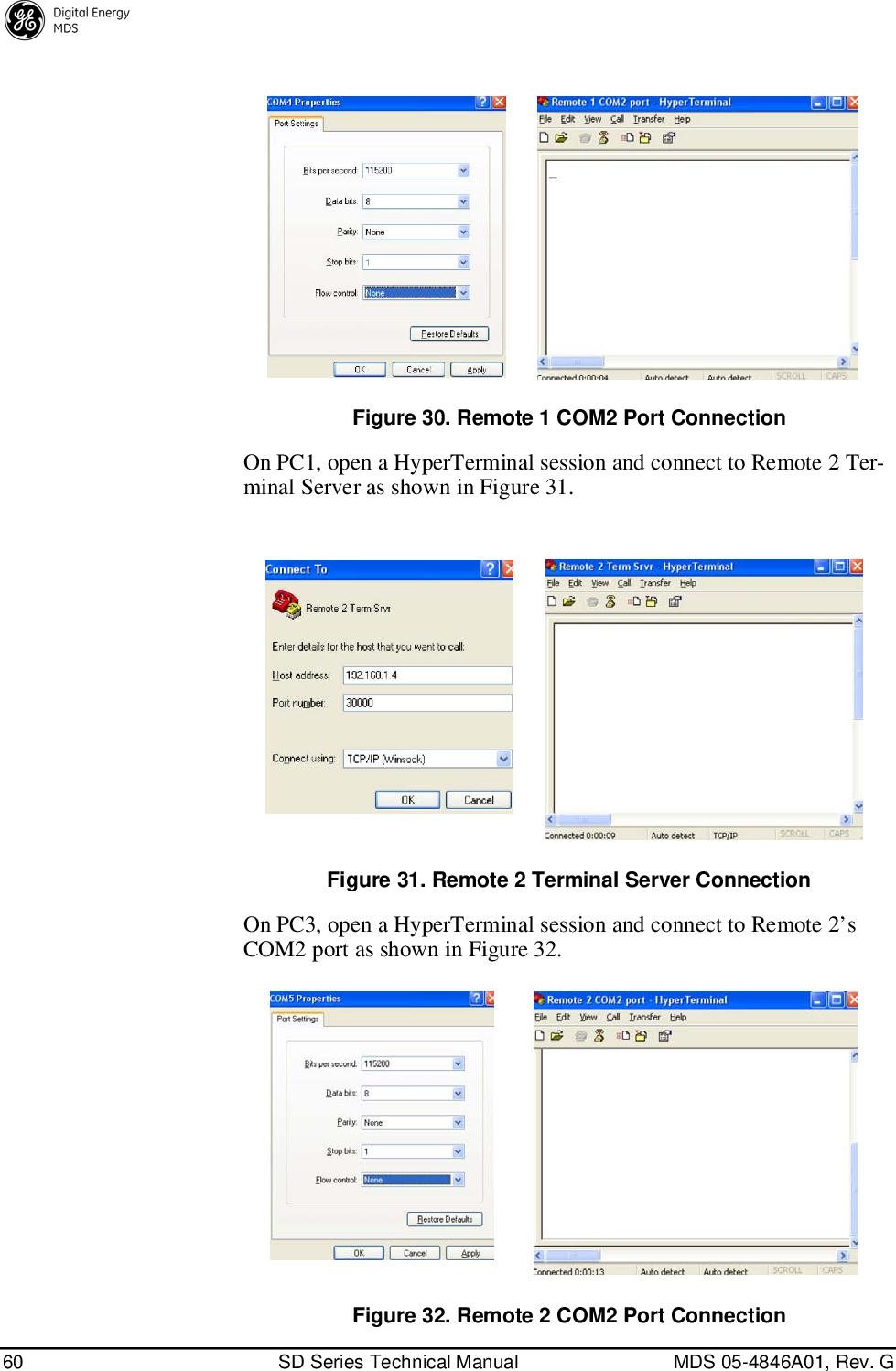 Page 68 of GE MDS DS-SD9-1 Wireless Data Transceiver User Manual 4846G SD Ref Pkt Trans Body