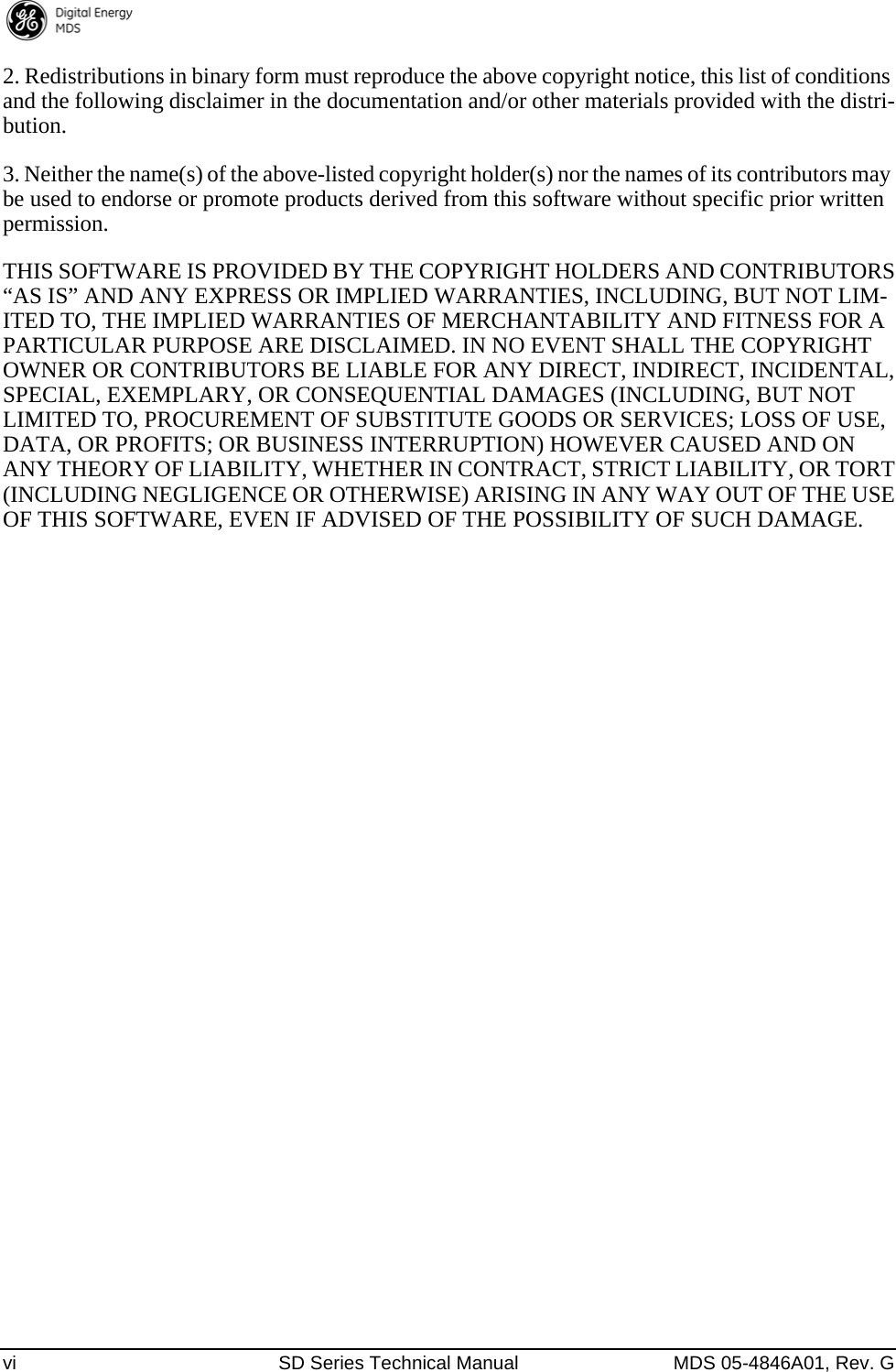 Page 8 of GE MDS DS-SD9-1 Wireless Data Transceiver User Manual 4846G SD Ref Pkt Trans Body