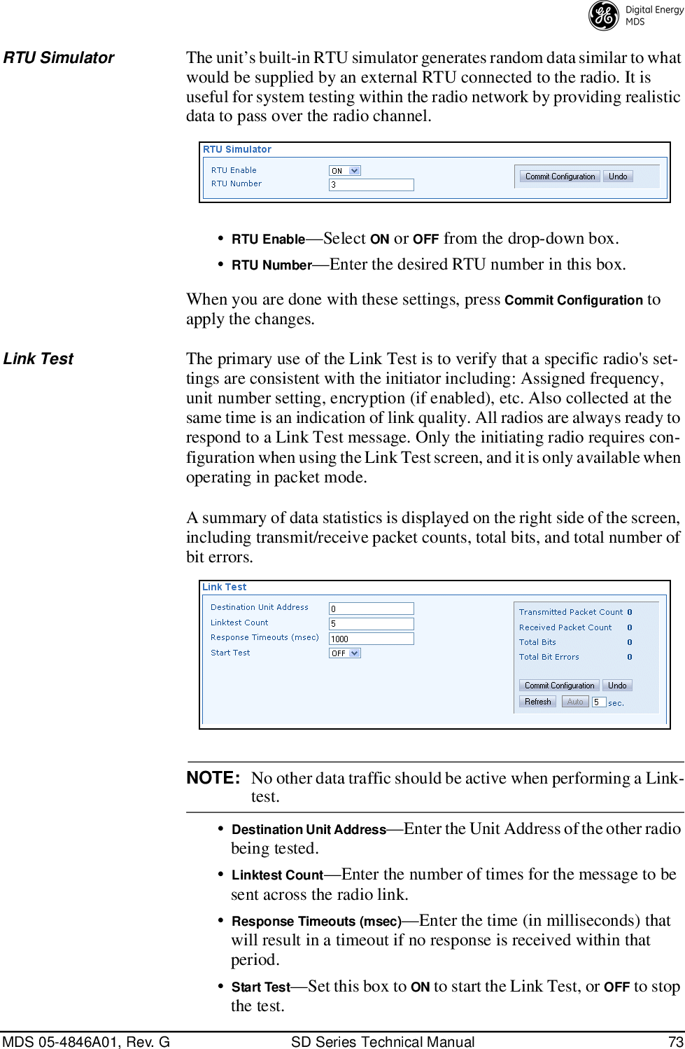 Page 81 of GE MDS DS-SD9-1 Wireless Data Transceiver User Manual 4846G SD Ref Pkt Trans Body