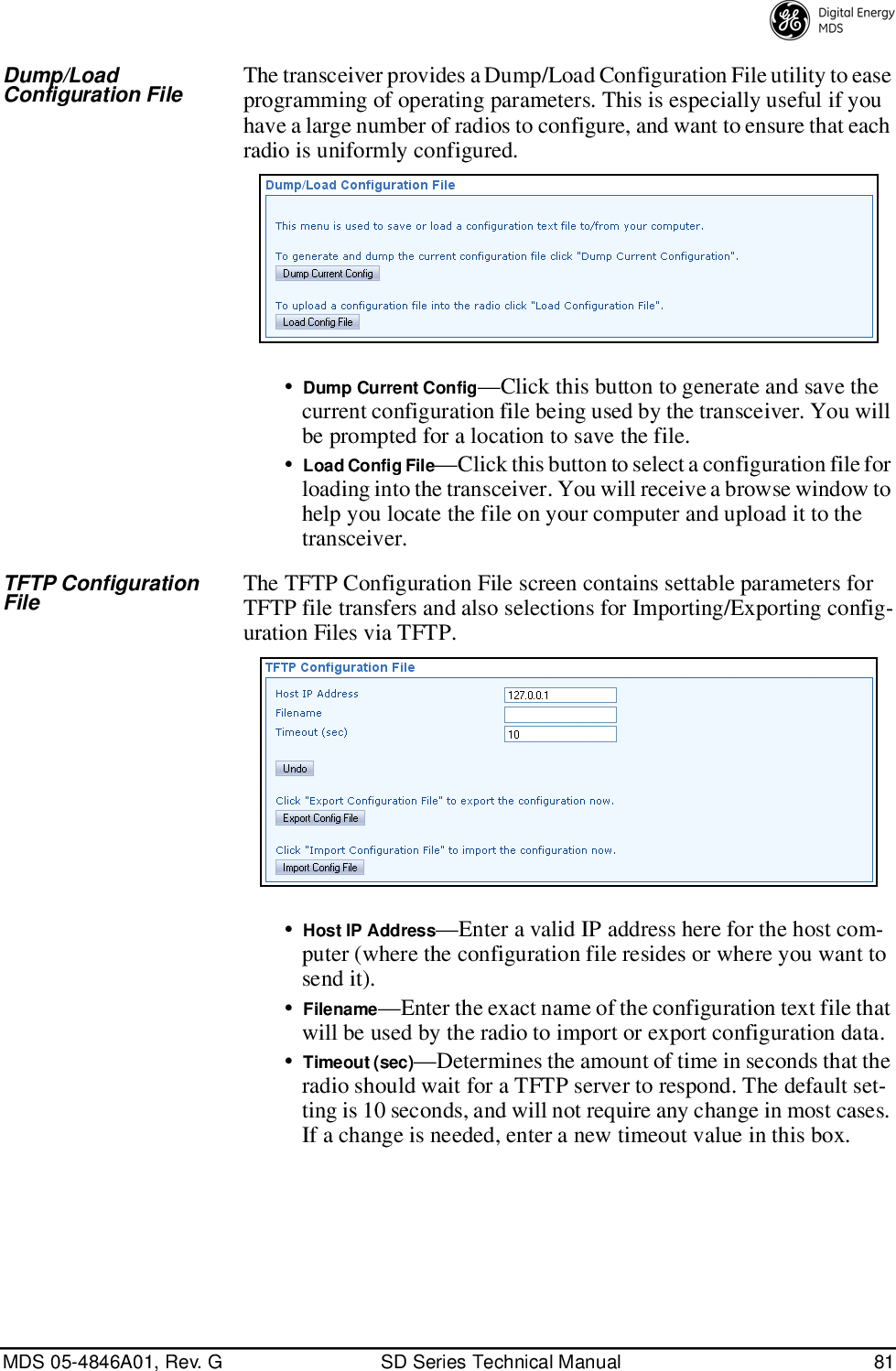 Page 89 of GE MDS DS-SD9-1 Wireless Data Transceiver User Manual 4846G SD Ref Pkt Trans Body