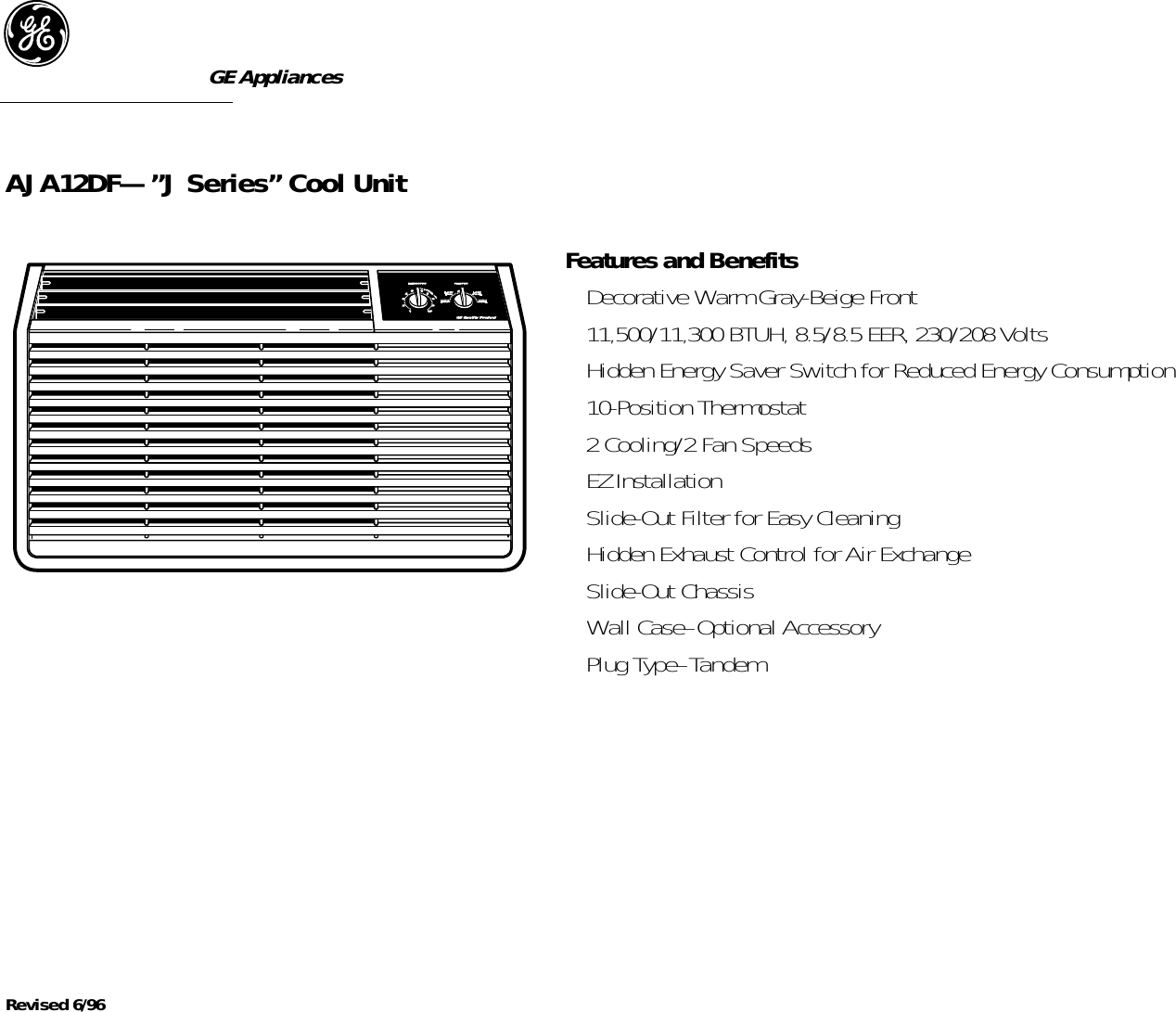 Page 3 of 3 - GE  Quick Specs 961660079