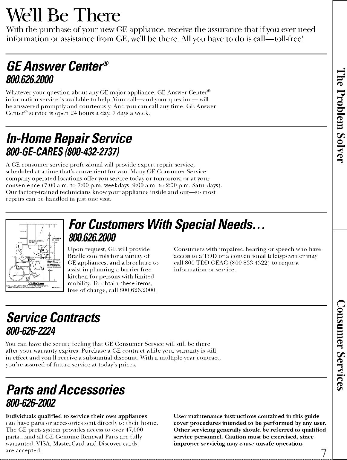 Page 7 of 8 - GE JV695SWW User Manual  RANGE HOOD - Manuals And Guides L0406350