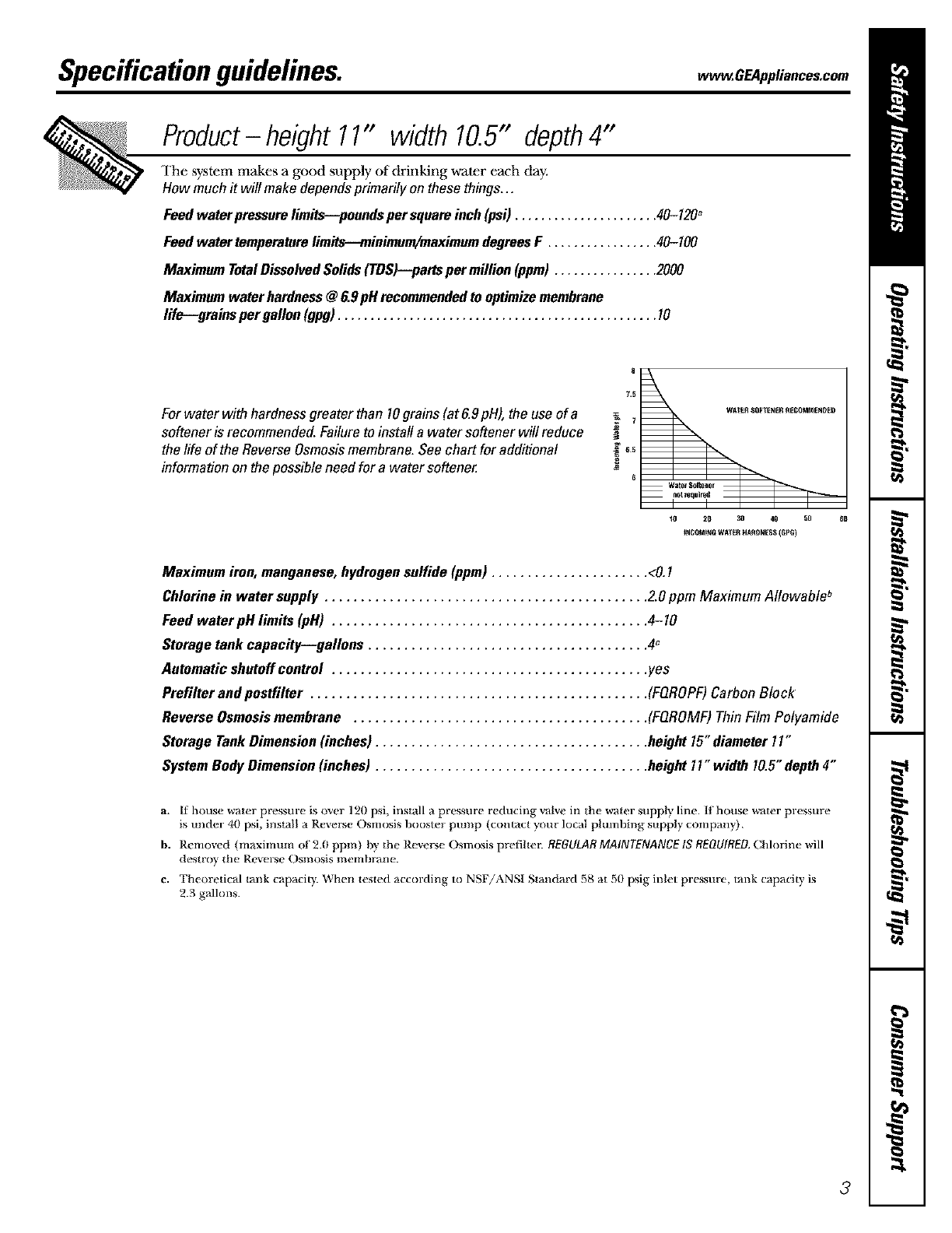 GE Reverse Osmosis Manual L0502438