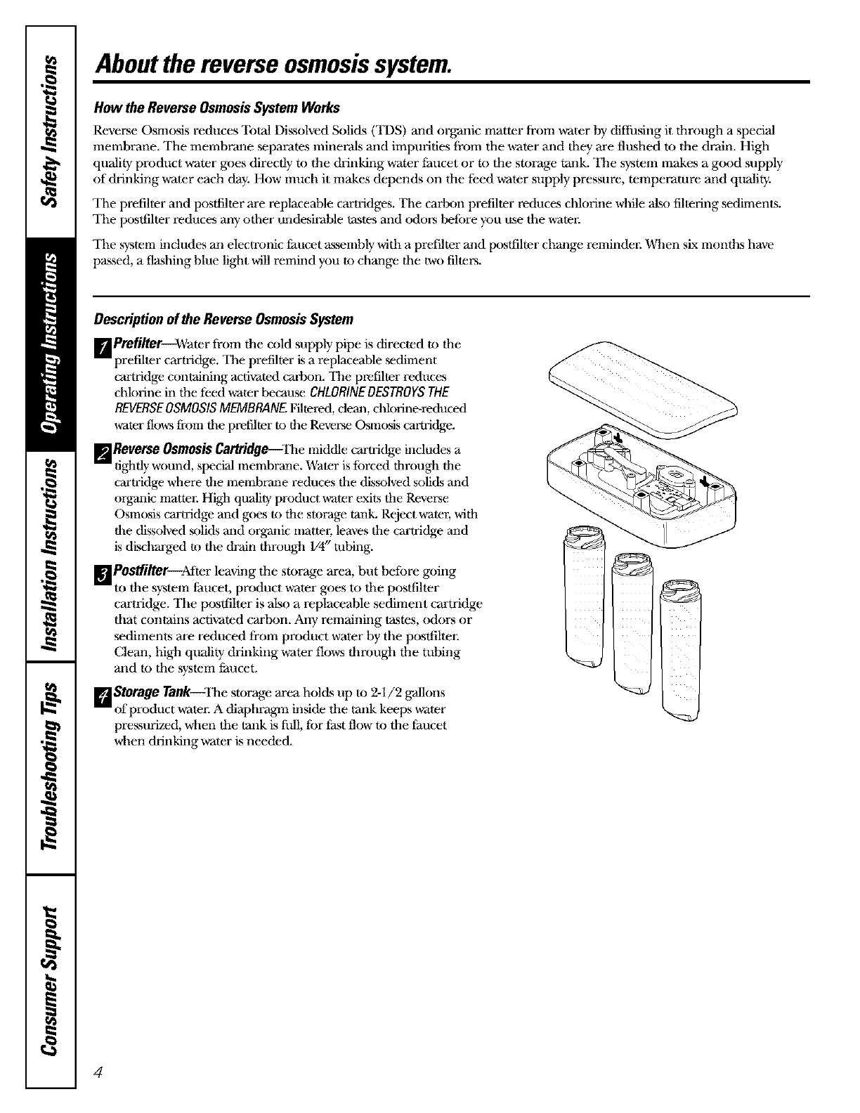 GE Reverse Osmosis Manual L0502438