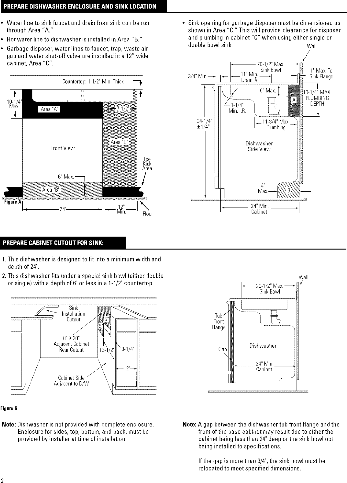 Page 2 of 8 - GE  Dishwasher Manual L0504084