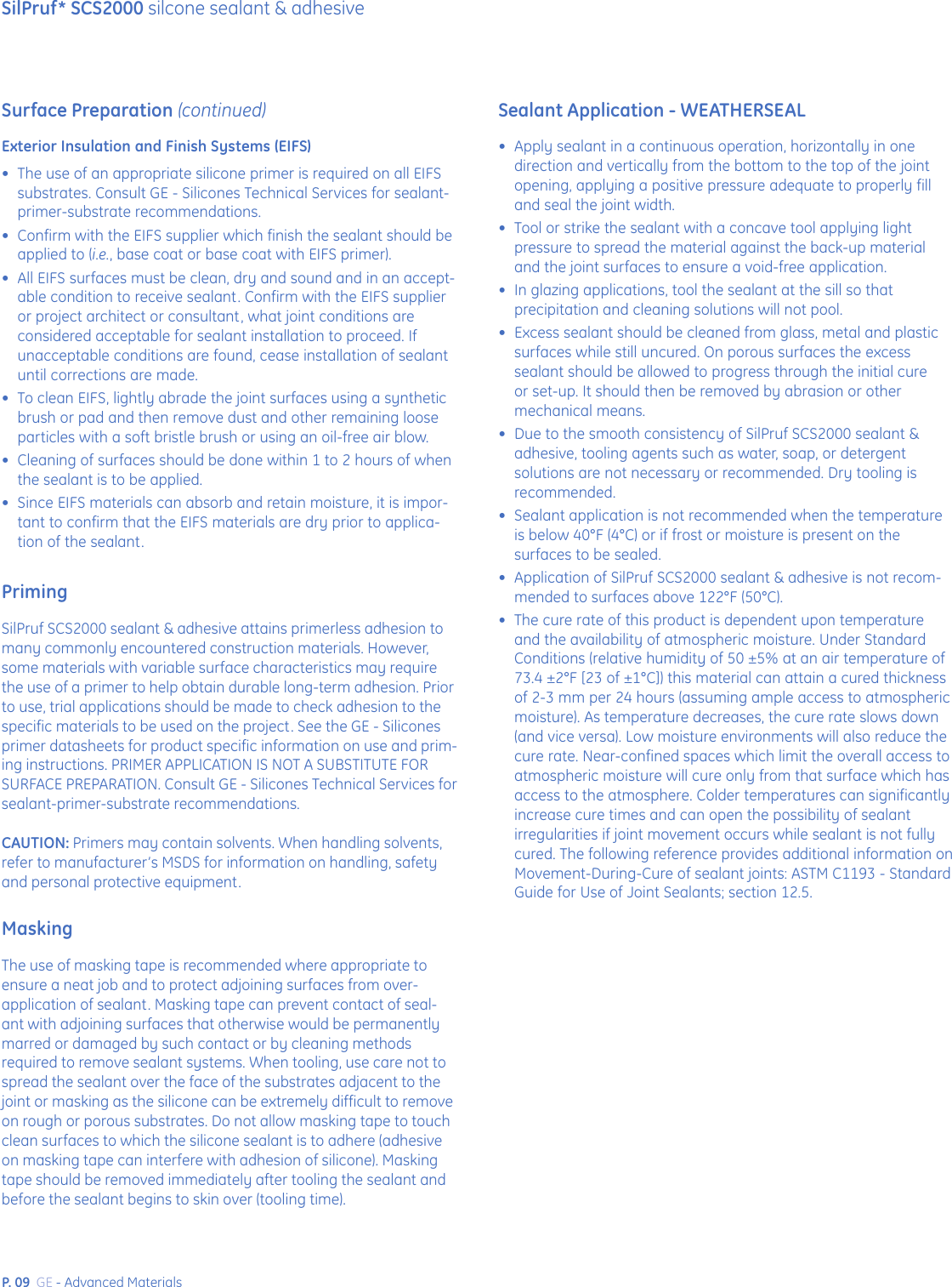 Page 9 of 12 - GE SCS2000 SIlPruf User Manual  To The Cb3a00ef-de94-4459-a5e9-9a91fa90140b