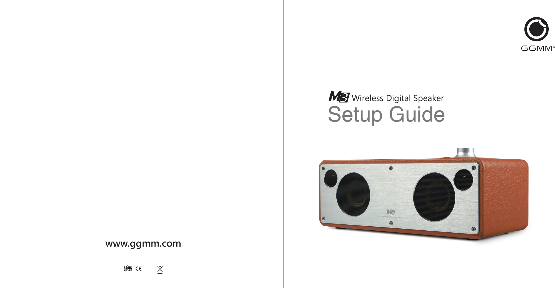 GGMM M3 Wireless Digital Speaker User Manual