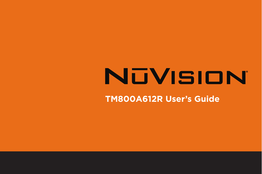 1Chapter TitleTM800A612R User’s Guide